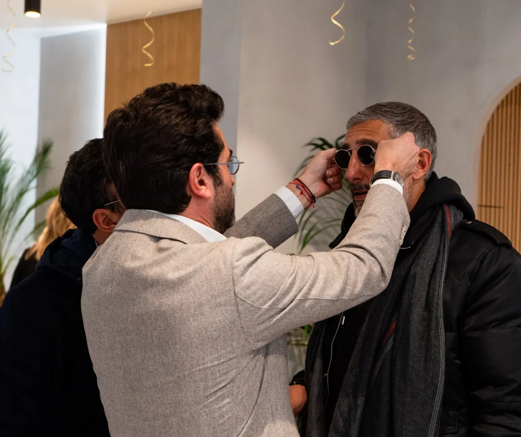 Essayage pendant la soirée